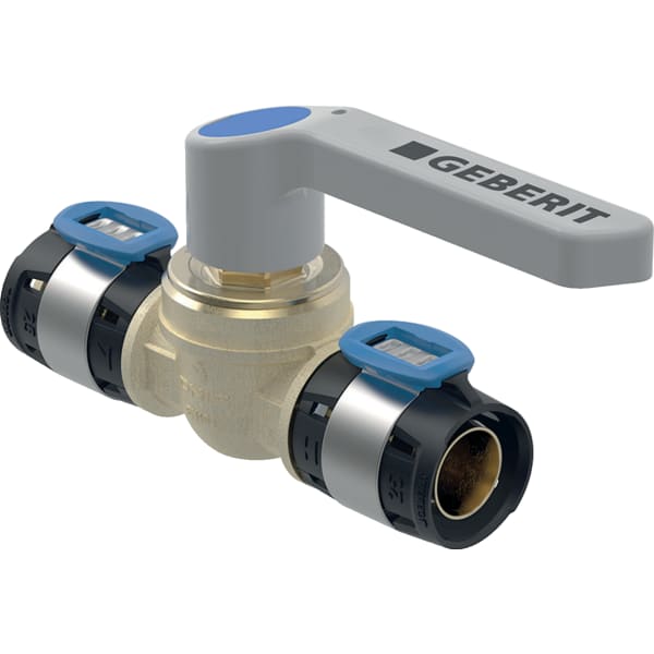 Geberit FlowFit Kugelhahn mit Betätigungshebel