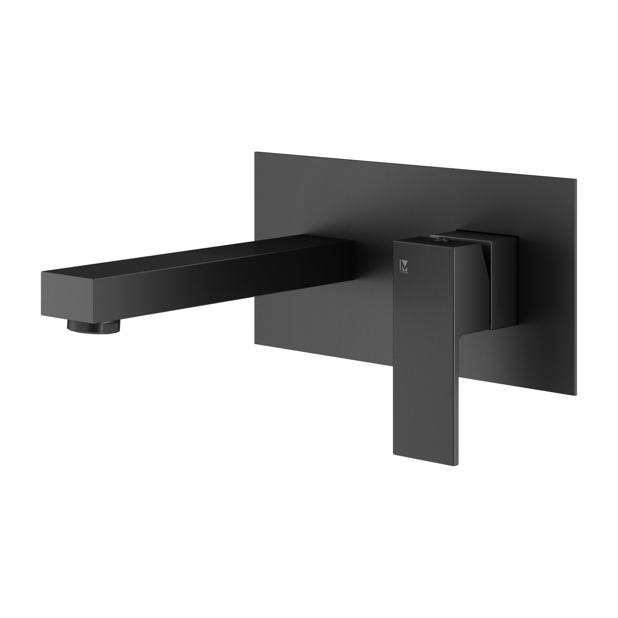 Mariner Quadra Wall-mounted single-lever basin mixer without waste