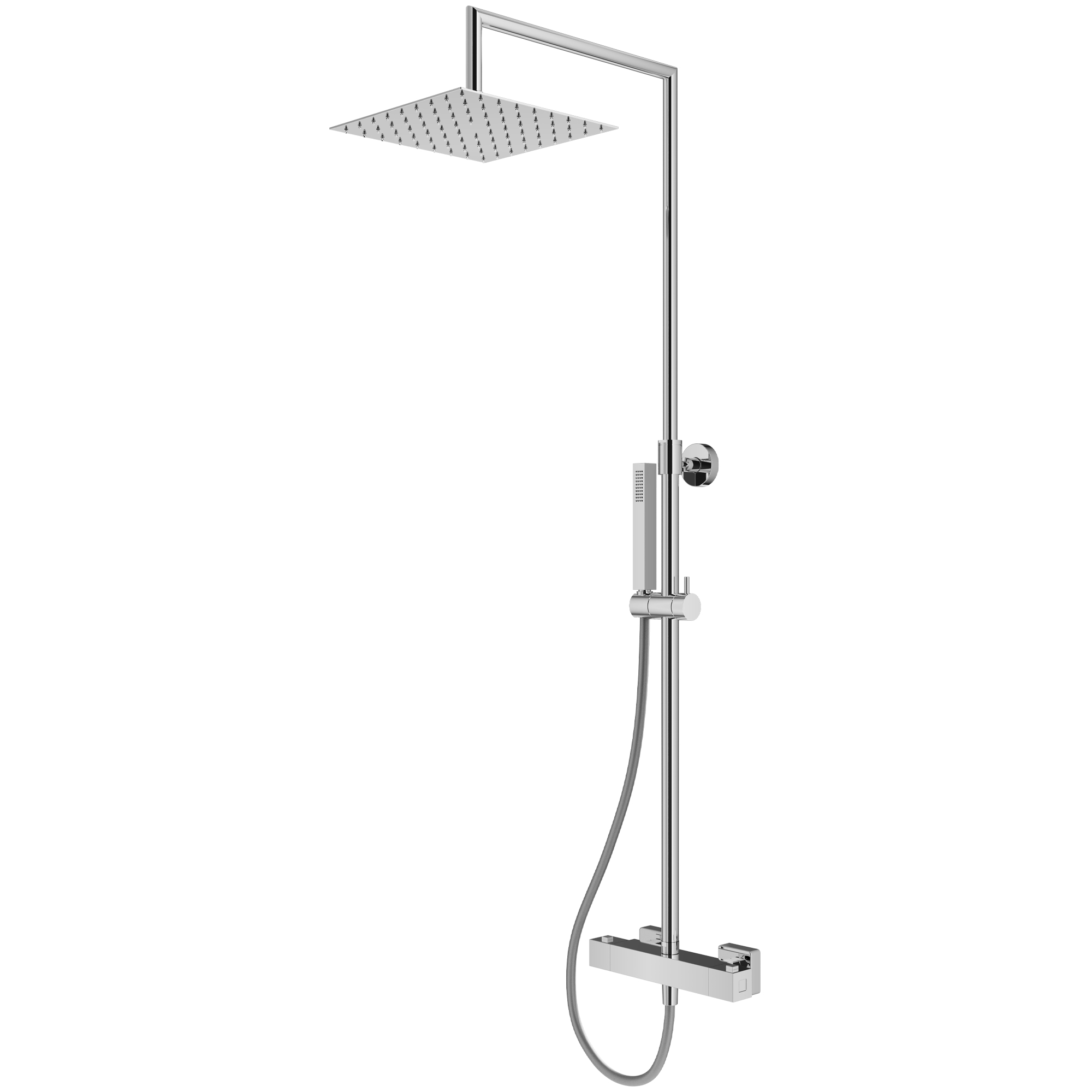 Mariner Dush Set i Jashtem Katror - Chrome