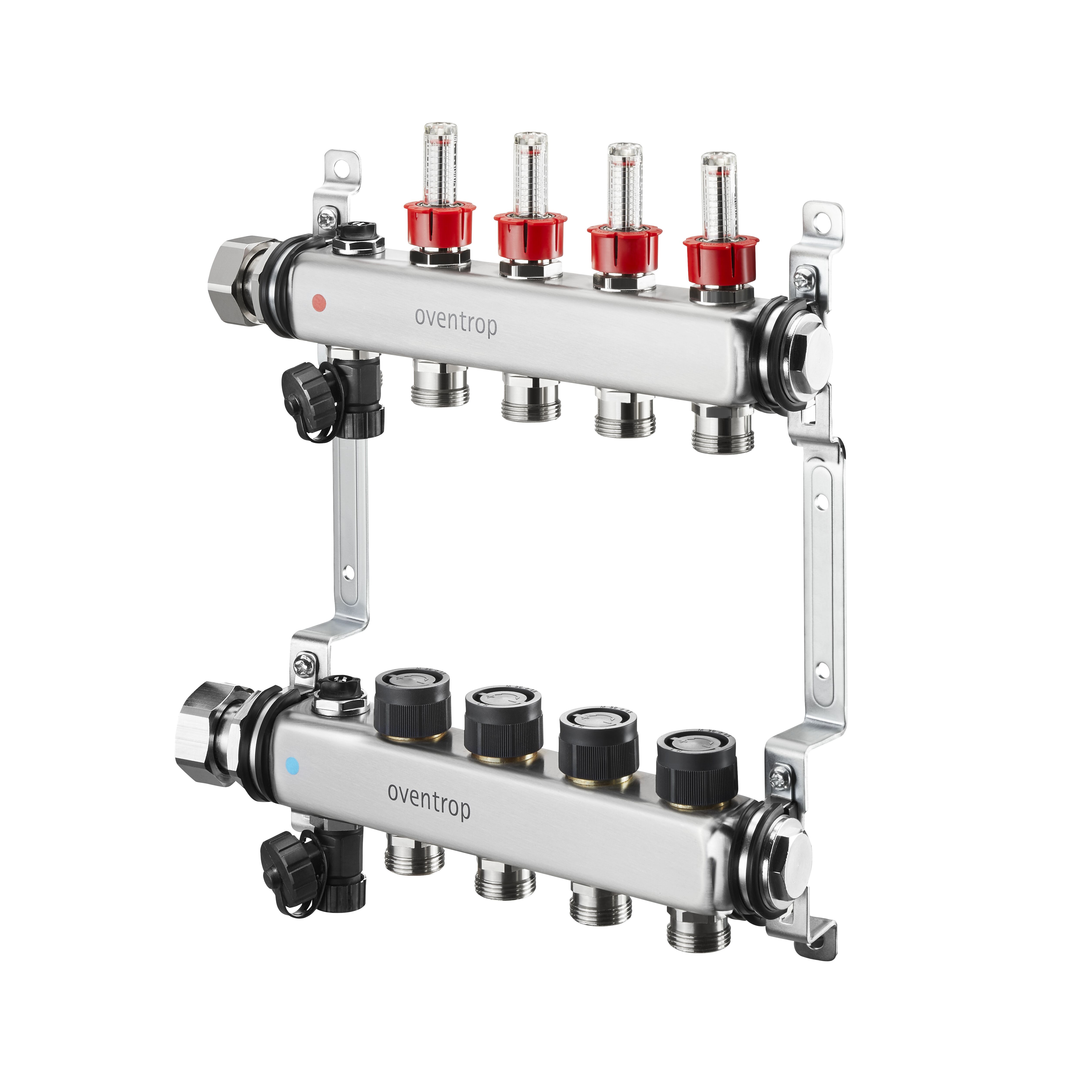 Oventrop Heating circuit manifold Multidis SF — Heating circuits: 7, Flow indicator, 0 - 5 l/min