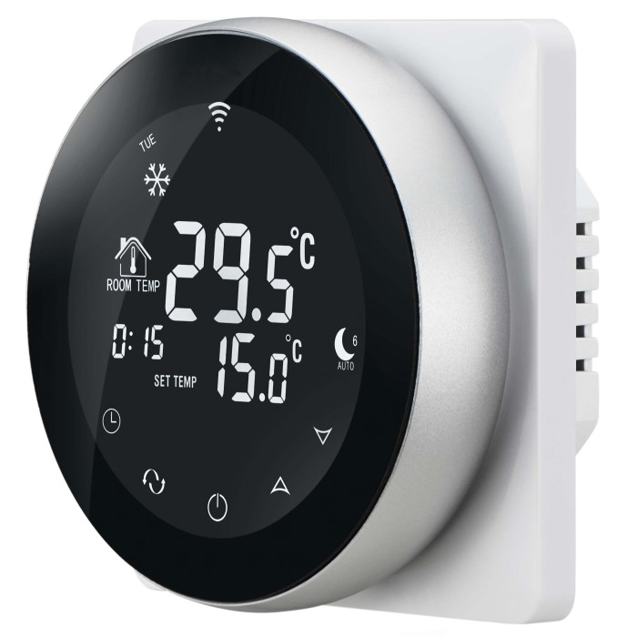 Warmex Termostat Dyshemeje Ovale Touch WiFi