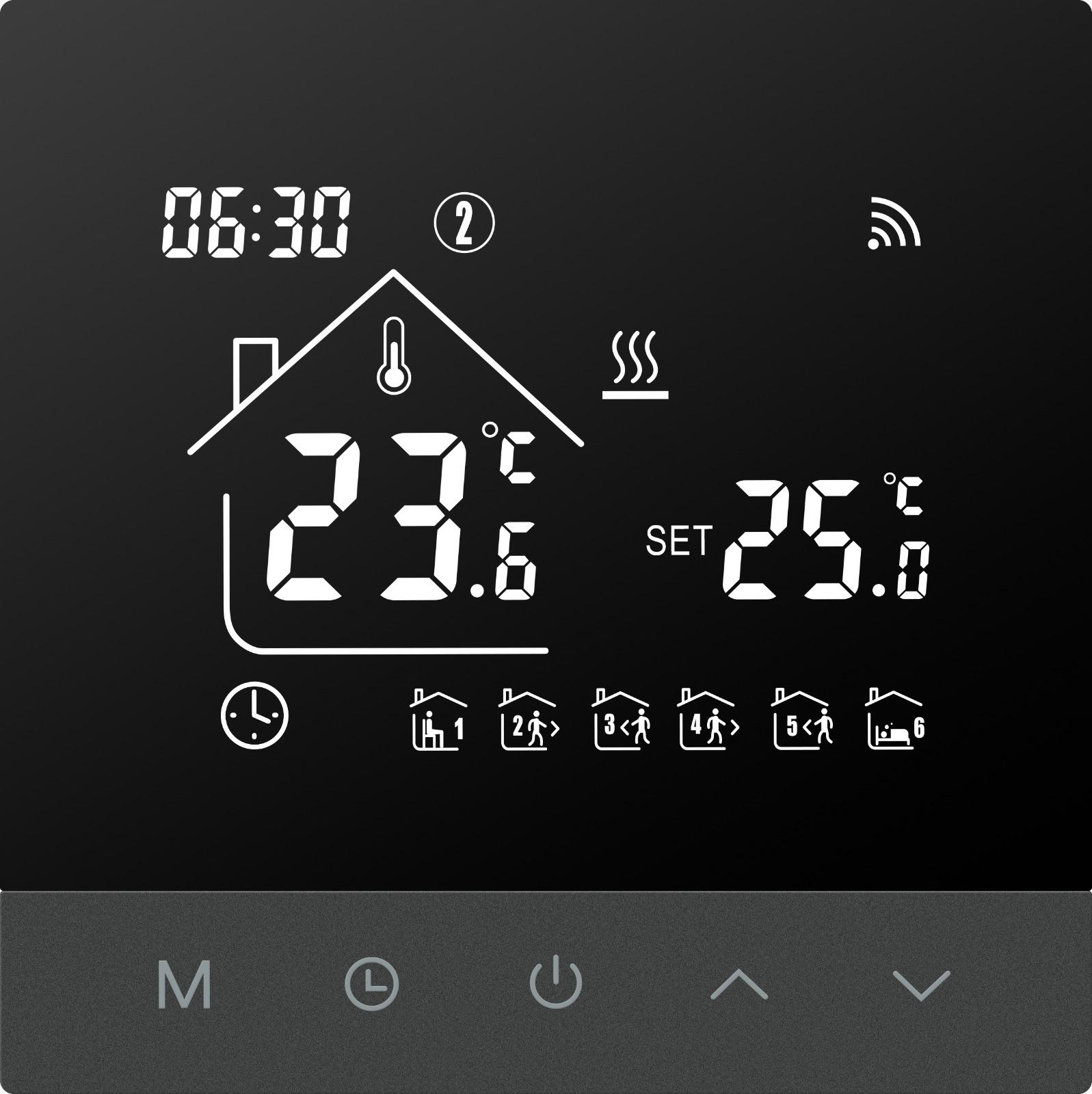Warmex Termostat Wifi 230V e Zeze+Hiri e mbyllet